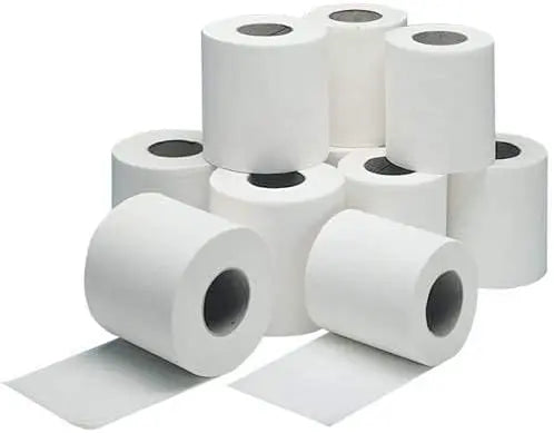Toilet Tissue Rolls, 2Ply, Virgin, Super Soft, Anti Clog, 25 Rolls in a Pack My Store